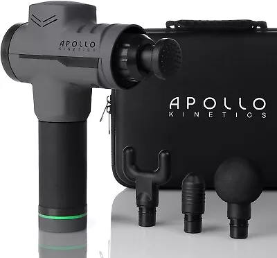 Apollo Kinetics Deep Tissue Pulse Portable Massage Gun Black • $74.99