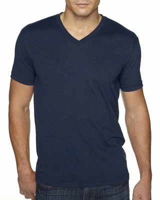 $12.33 • Buy Next Level Apparel Men's Sueded V-Neck Plain Short Sleeves T-Shirt 6440 XS-2XL
