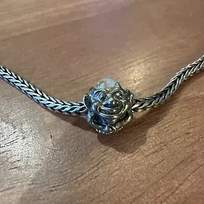 RETIRED TROLLBEADS  TROLL WITH BIG FEET TAGBE-00098 Soren Nielsen 925 STERLING • $70