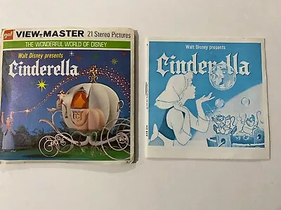 Viewmaster Reels  Walt Disney's Cinderella  With Booklet • $13.50