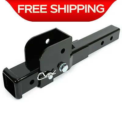 2  Trailer Hitch Folding Shank Mount Cargo Wheelchair Carrier Tow Adapter 500LBS • $28.40