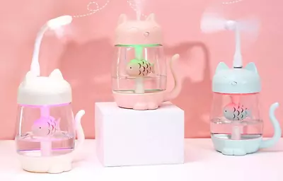 $20.02 • Buy Diffuser Essential Oils USB Cat Cute Mini Lamp Gift Child Not Cheap