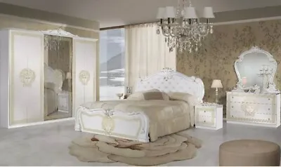 £799 • Buy Medusa High Gloss Beautiful Italian Bedroom Set