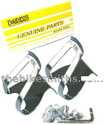 MKS Half Mini Steel Toe Clips Classic Chrome Japan Made Pedal Clip Fixed Gear • $16.75