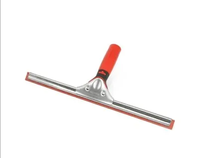 Unger Red Squeegee Handle & Stainless Steel Channel + Rubber - Window Cleaning • £25.05