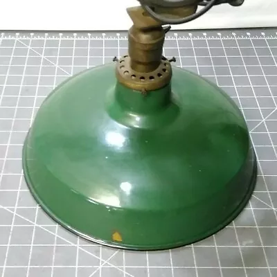 12 Inch Dome Light Enamel Green Workshop Machinist Steampunk Mancave Mount  • $132.71