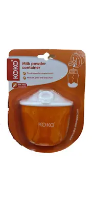 Milk Powder Dispenser 3 Dose Of Baby Feeding Formula Storage Pot Container  • £4.79