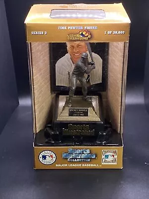 MICKEY MANTLE Sports Illustrated SPORTS CHAMPIONS Fine Pewter MLB FIGURE Sealed • $29.99