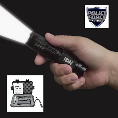 Police Force Tactical T6 LED MINI Flashlight Military Grade 350 Lumens 3 Modes • $21.99