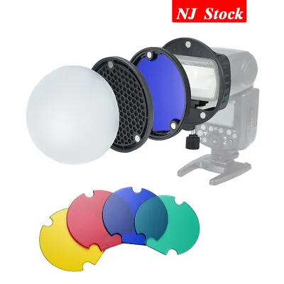US Magnet Dome Color Filter Honeycomb For Godox Camera Flash V860III TT685 TT600 • $24.99