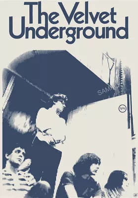 £4.99 • Buy VINTAGE POSTER The Velvet Underground MUSIC Lou Reed 60s Band Pin-up Print A3 A4