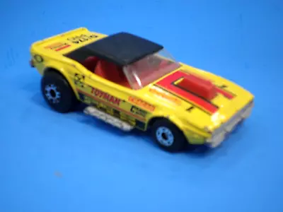 MATCHBOX Superfast DODGE CHALLENGER HOT ROD “Toyman” Yellow - 1975- Red Interior • $1.95