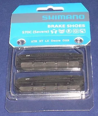 £11.99 • Buy Full Set Shimano S70c Xtr, Xt, Lx, Deore V- Brake Shoe Cartridge Insert