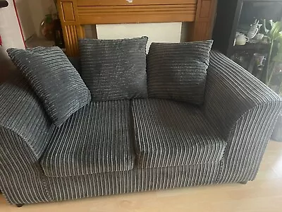 2 And 3 Seater Sofas Used Grey • £260