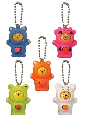 ANIMAL KEYRING Face Changing Key Ring FROG BEAR CAT MOUSE COW • £1.75