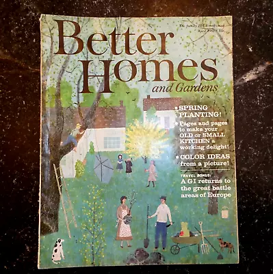 Better Homes And Gardens Magazine April 1961 Spring Planting Color Ideas Vintage • $14.98