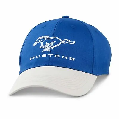 Lot Of 3! Brand New Licensed Ford Mustang Embroidered Pony Blue / Gray Hat/cap! • $55.62