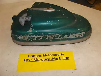1957 Mercury Kiekhaefer Mark 30e Turbo 4 Outboard 30hp Recoil Start Hood Cover • $115