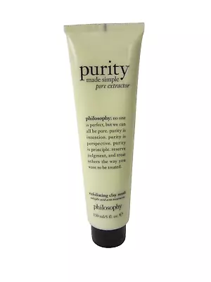 Philosophy Purity Made Simple Pore Extractor Exfoliating Clay Mask .5 Oz New • $9.88