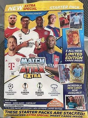 Topps Champions League Match Attax EXTRA 2023-24 Starter Pack • £10.99