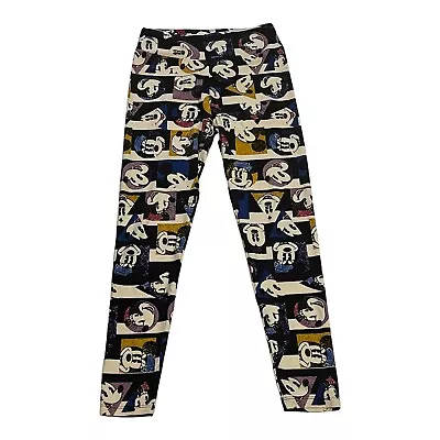 LuLaRoe Disney One Size Leggings - Mickey Mouse Preowned • $10.36