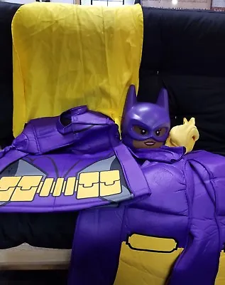 $35.99 • Buy Lego Batgirl Costume Girls Large 10/12 Used With Mask 