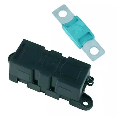 Panel Mount Inline Mega Fuse Holder + 125A Fuse Car Van Marine Truck 12V 24V • £13.19