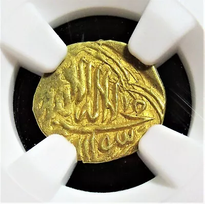 Shaybanid. 'Abd Allah II Gold 1/12 Mohur ND (AH 991-1006 /Ad 1583-1598) AU55 NGC • $228.88