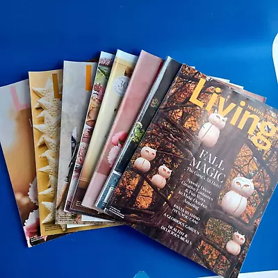 Martha Stewart Living Magazine Lot Of 8 Issues Dates In Photos 2019-2022 • $19