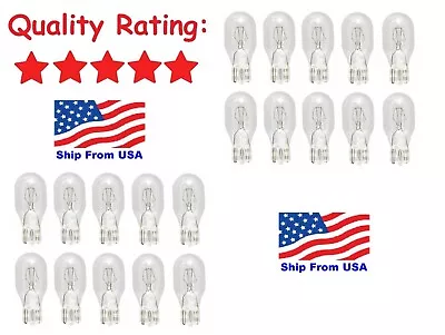 20 Pack 7 Watt Wedge Base 12V Lamps Light Bulbs For Garden Landscape Malibu Lot • $12.98