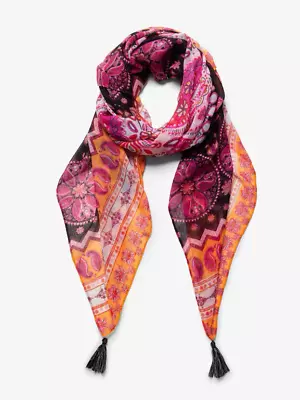 Desigual Women's Larger Scarf/Wraps With Tassels Brand New With Tag • $45