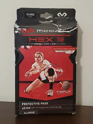 McDavid 6515X HEX TUF Volleyball Knee / Elbow Pads - Pair - X-Large XL - Black • $24.99