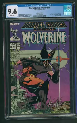 Marvel Comics Presents #1 CGC 9.6 Newsstand Edition Wolverine 1988 • $89.95