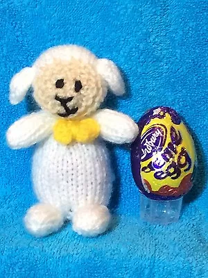 KNITTING PATTERN  - Easter Lamb Chocolate Cover Fits Creme Egg • £3.25