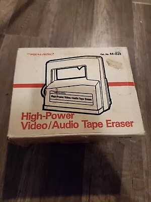Radio Shack Realistic (44-233A) High Power Video/Audio Tape Eraser Original Box • $21.95