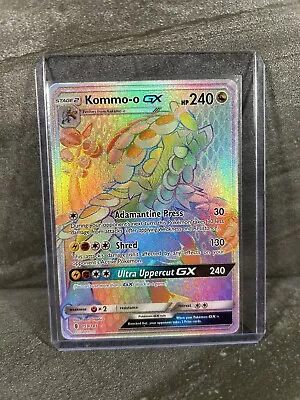 Kommo-o GX - 159/145 - Pokemon Guardians Rising Sun & Moon Secret Rare Card NM • $12.39