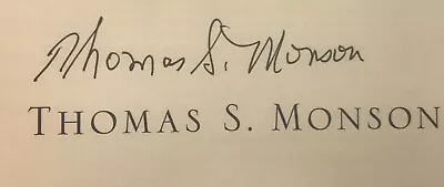 Thomas S Monson SIGNED! Consider The Blessings Mormon LDS 1st Ed 2013 • $15.99