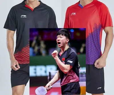 LiNing Li-Ning 2019 WTTC Budabest Table Tennis China Team Shirt/Shorts New GBP • £16.80