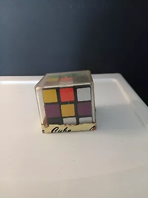 RUBIX CUBE ORIGINAL 1980s TOY VINTAGE COLLECTABLE Great Condition Good Action • $5.77
