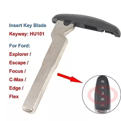 Uncut Insert Emergency Key Blade HU101 For Ford C-Max Focus Escape 2013 2014 • $3.96