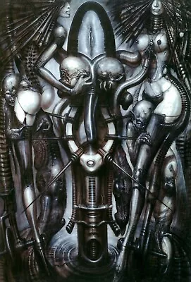 £10.99 • Buy HR GIGER POSTER WALL ART - CHOOSE SIZE - FRAMED OPTION B