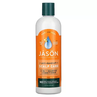 $16.89 • Buy Jason Anti-Dandruff Scalp Care 2 In 1 Shampoo & Conditioner 355ml - Paraben Free