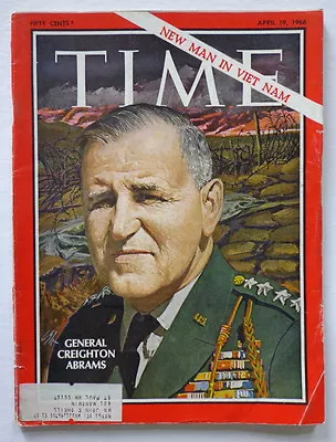 TIME Magazine April 1968 GENERAL CREIGHTON ABRAMS-Martin Luther King Funeral • $11