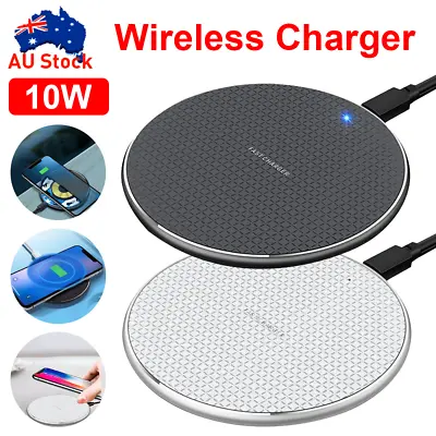 $7.69 • Buy Qi Wireless Charger Charging Pad For IPhone 13 12 11 Pro Max Samsung S21 S20