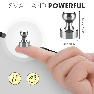 5/10 Pcs/Lot Super Strong Neodymium Magnet Refrigerator Magnetic Pins Thumbtack  • $12.02