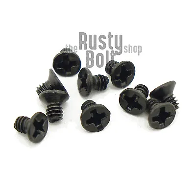 M2 X 3mm Phillips Flat Head Screws Steel Black • $2.50