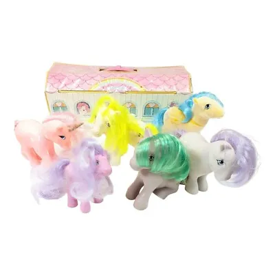 Vintage My Little Pony Carrying Case Stable Holds 6 1983 Hasbro And 6 G1 Ponies • $59.99