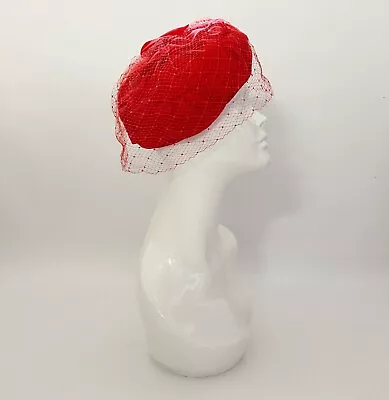 £45 • Buy Vintage Formal Hat, Church Hat, Races Hat, Wedding Hat, Ascot Hat, Pillbox Hat