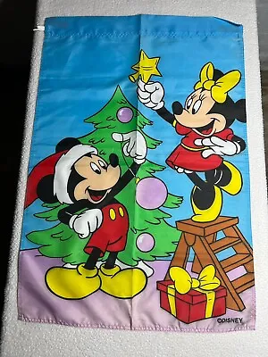 Disney Mickey & Minnie Christmas Flag Outdoor Decor • $7.45