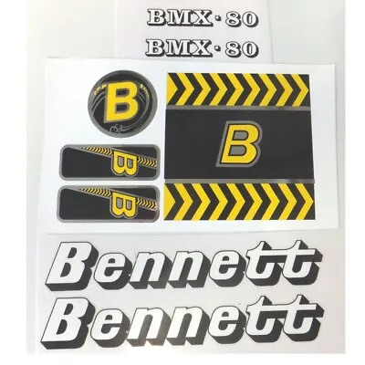 Bennett BMX 80 Decals For Vintage BMX Bicycle  • $58